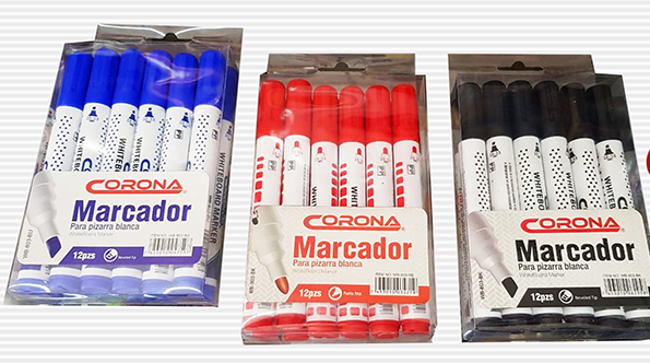 Marcador de Pizarra Negro(docena)