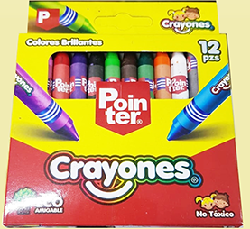Crayon de Cera 12 Colores( **Docena)