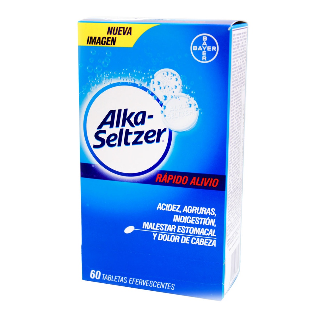 ALKA SELTZER 60 TABLETAS