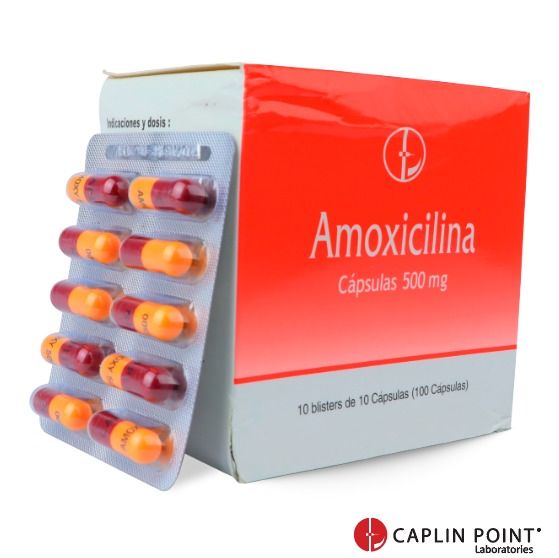 AMOXICILINA 500 Mg 100 tab.