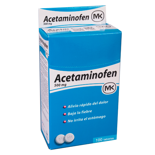 Acetaminofen Mk pastillas