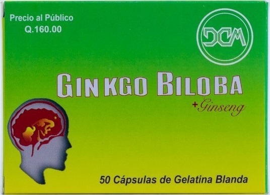Gingo Bilo + Ginseng Gel x50 cap