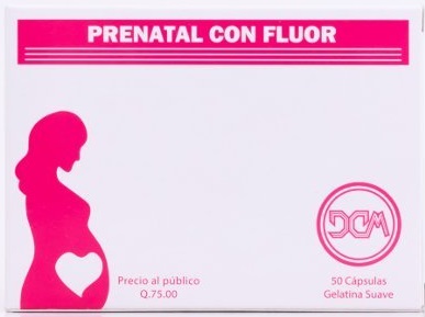 Prenatales con Flour x50 cap