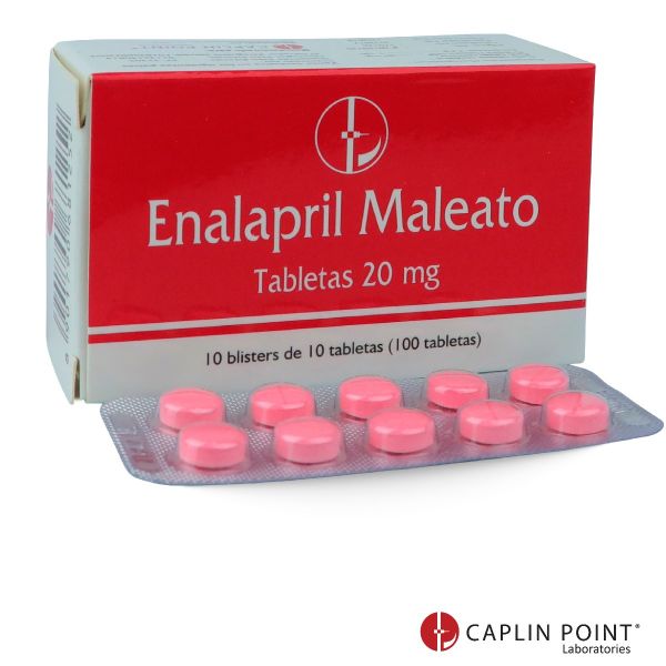 Enalapril Maleato 20MG  (Caplin)