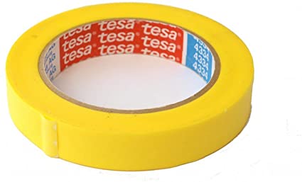 Masking Tape Amarillo Para Pintura 50M*19MM (PARA TALLERES)