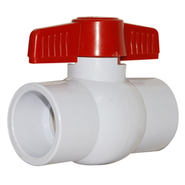 Llave paso pvc 1&quot;