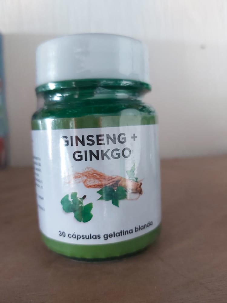 Ginseng + Ginkgo (30 Capsulas Gel)