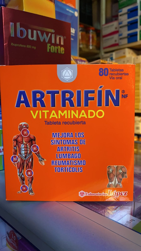 Artrifin Vitaminado (80 Tabletas Recubiertas)