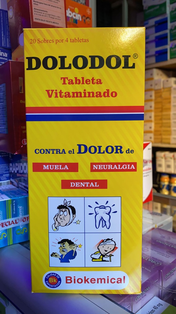 Dolodol Vitaminado (20 sobres de 4 tabletas)