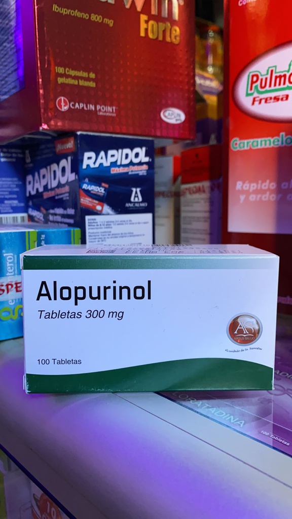 Alopurinol (100 Tabletas de 300 mg)