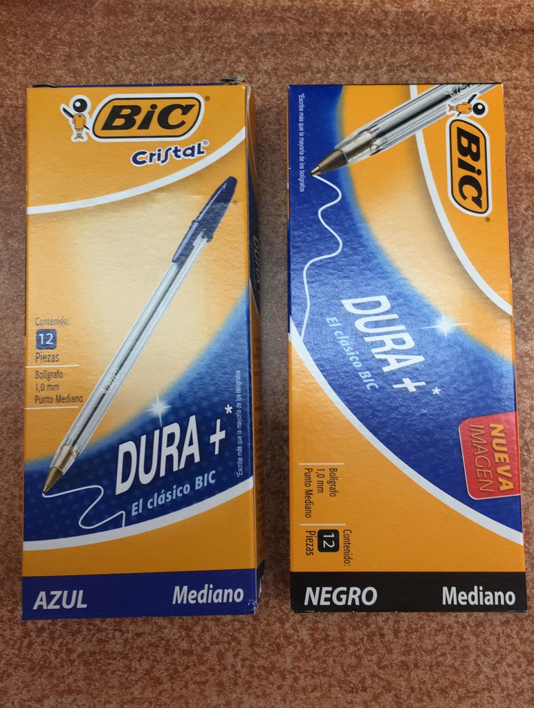 Caja de Lapicero Bic  3 Colores