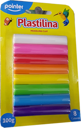 [R0058] Plasticina. 8 colores (Media Docena)