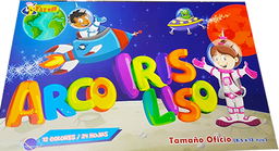 [R0112] Block Arco iris. Tamaño Oficio