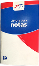 [R0054] LIBRETA DE NOTAS 60 HOJAS DE PASTA DELGADA (DOCENA)