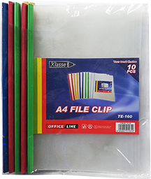 [R0065] FOLDER PLASTICO A4. 10 PIEZAS