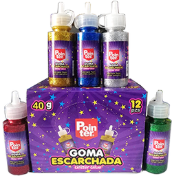 [R0180] Caja Goma escarchada 60 gr  (12  unidades )