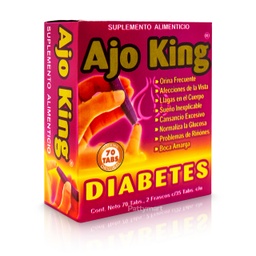 [M222] AJO KINGS PARA DIABETICOS JARABE 240 ml