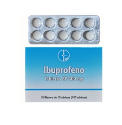 [M0201] Ibuprofeno 400MG 100Tab Caplin