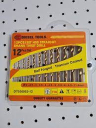 [F0007] 12 PCS / SET Brocas de metal ( DT050065-12)