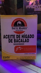 [Med13] Aceite de Higado de Bacalao (100 Capsulas Gel)