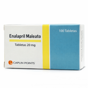 Caja de Enalapril Maleato 20 mg Caplin