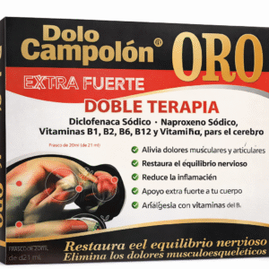 Dolo Campolón Oro extra fuerte doble terapia para dolor muscular