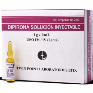 Dipirona solución inyectable analgésico antipirético