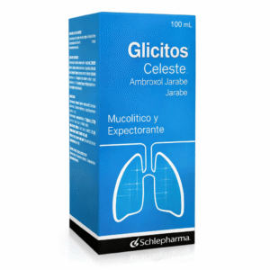 Glicitos Celeste Ambroxol jarabe caja azul