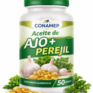 Aceite de Ajo + Perejil – Suplemento Natural en Cápsulas Blandas (50 unidades)