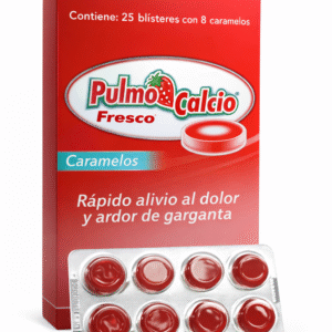 Pulmo Calcio Fresa (25 Blisters con 8 caramelos)